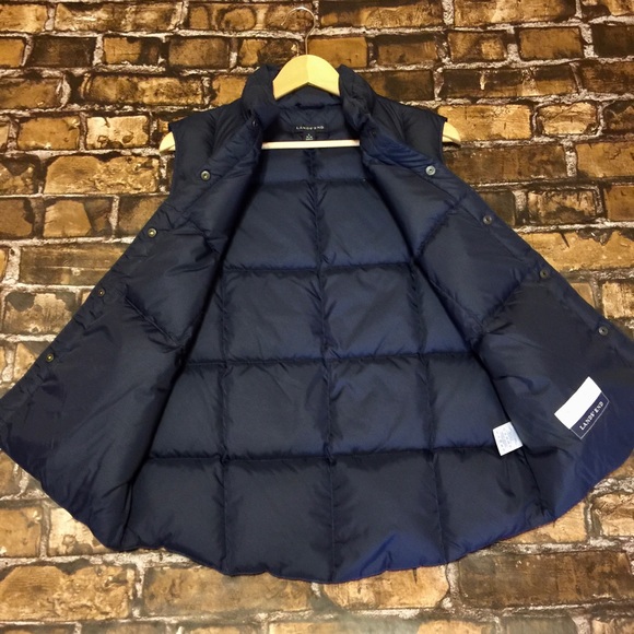 LANDS’END Boy’s Down Vest - Picture 3 of 5